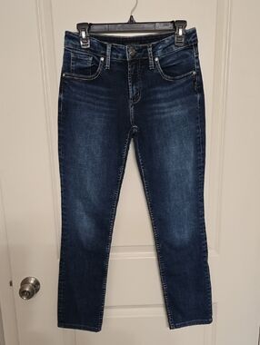 Silver Jeans Dark Blue Boyfriend Jeans